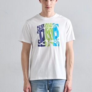 SANDRO SURF WAVE LOGO TEE SHIRT